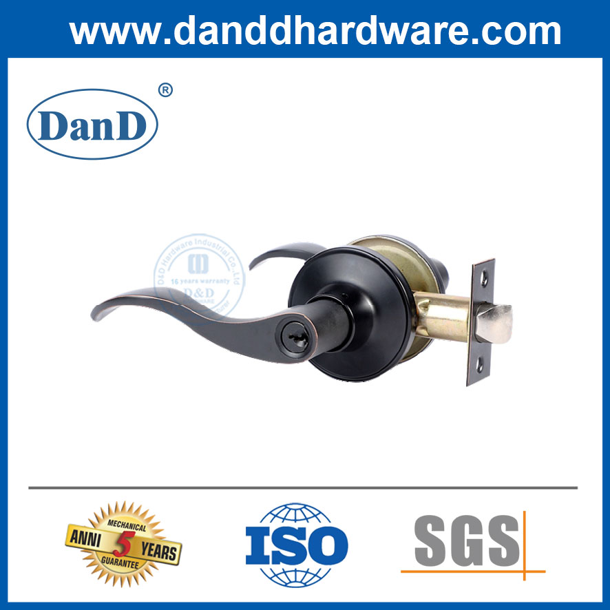 Security Lockset Matte Black Standard Duty Laver Lockset Hardware-DDLK024
