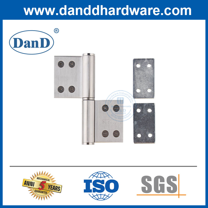 Placa de refuerzo de acero de la puerta de metal para la bisagra de la bandera-DDHR002