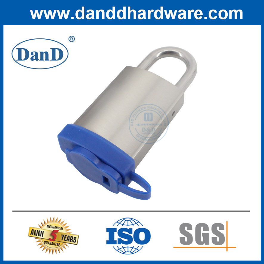 Alta seguridad ampliamente utilizado Puerto de carga USB de llave 40 mm Tipos de candado de huellas digitales-DDPL012