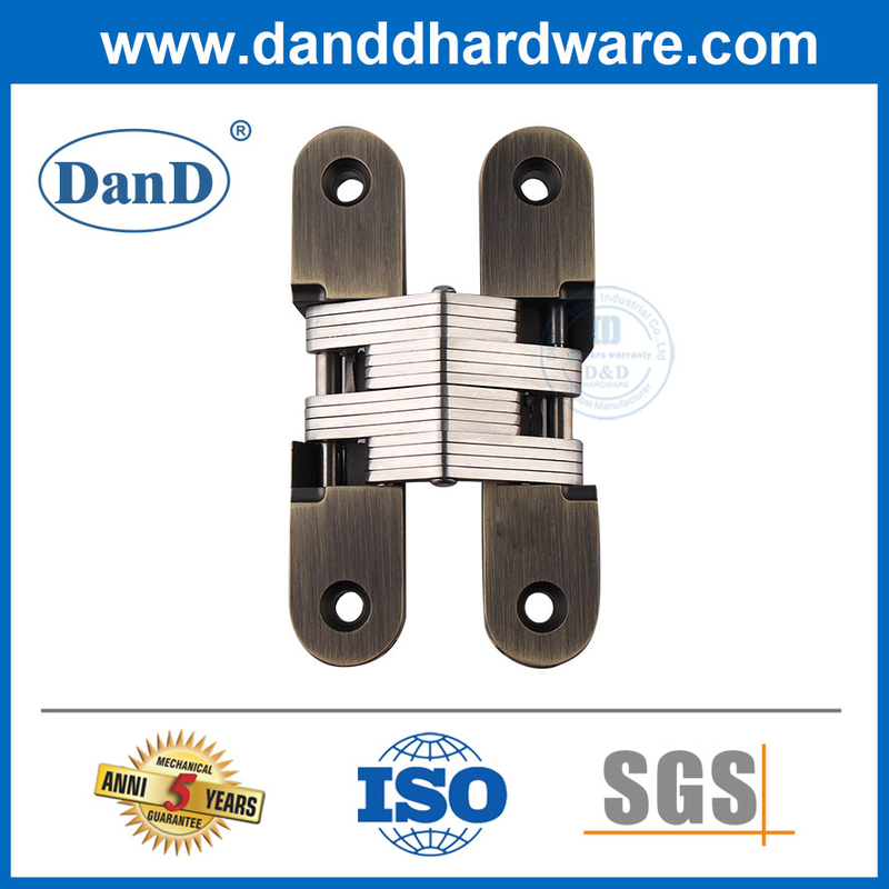 OEM Hardware 180 grados Bisagra de puerta oculta AntiQE Brasas Invisibles Bisaes-DDCH007