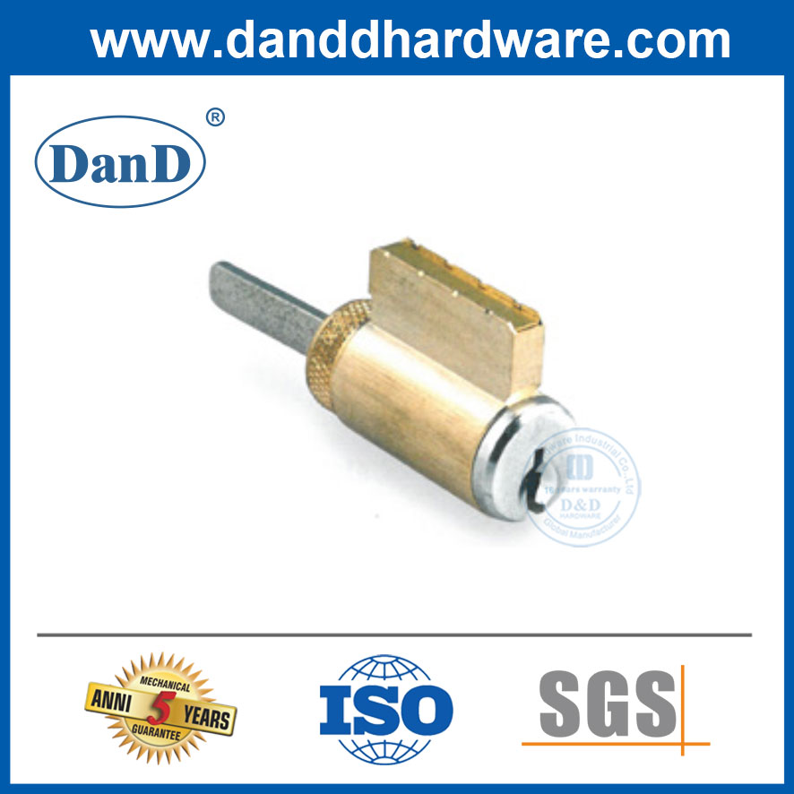 Cilindro de llanta Construcción de latón sólido Hardware de bloqueo de la perilla de bloqueo de la llanta Cilindro-DDLC017
