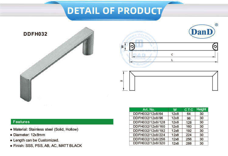 Hardware de muebles tira