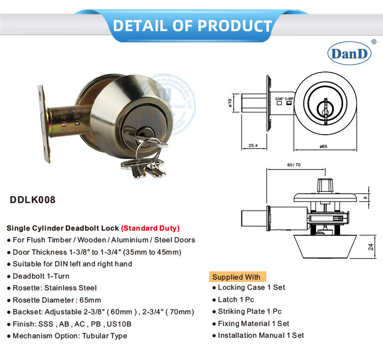 perillas de puerta de entrada y cerrojos