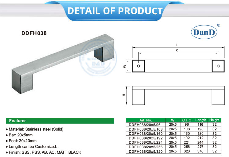 Manijas modernas de gabinete de cocina