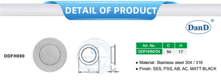 Manija de la puerta del gabinete deslizante