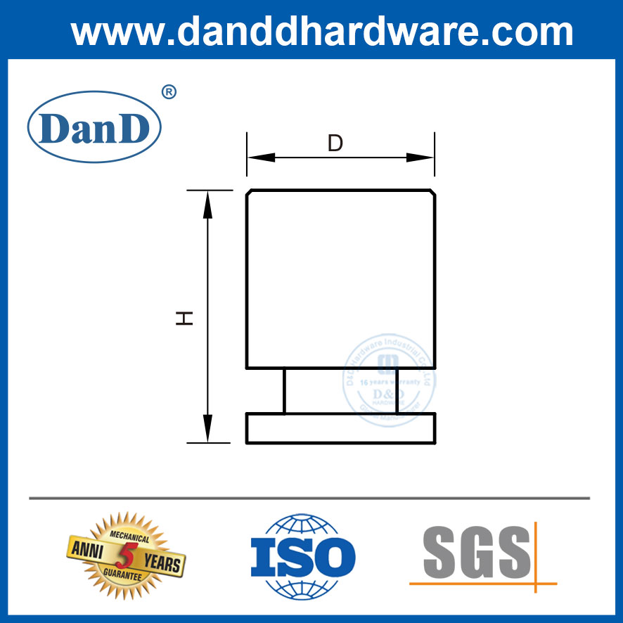 Bandillas de tocador decorativo de latón Pandillas de hardware de hardware de acero inoxidable-DDFH062