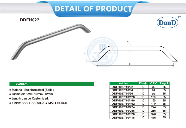 Manijas del gabinete de plata