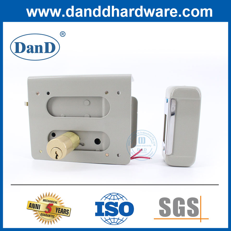 Seguridad de la puerta eléctrica Lock Metal Bordes Fabricantes de bloqueo de borde al aire libre-DDRL045