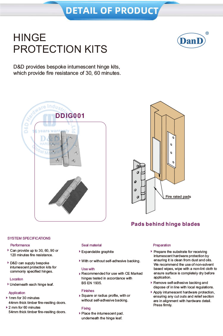 Kits de protecci&oacute;n de bisagra