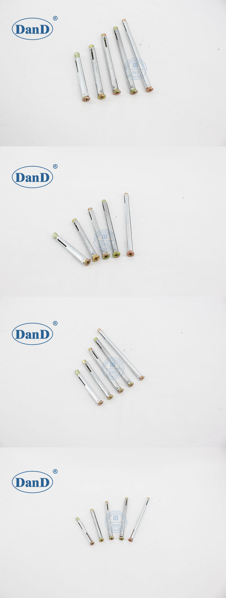 Anclajes de pared huecos