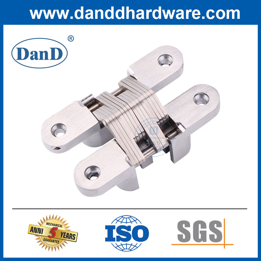 Accesorios de hardware de muebles aleación de zinc puerta oculta bisagra invisible-ddch007