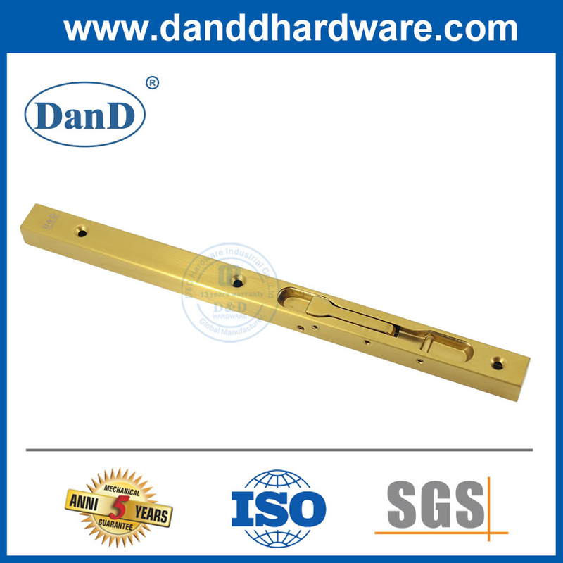 Caja de seguridad de la puerta de latón de 8 pulgadas Tipo de descarga para doble puerta-DDDB008