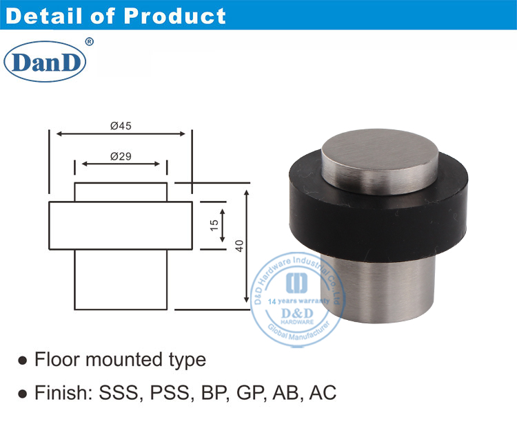 tope de puertas en casa