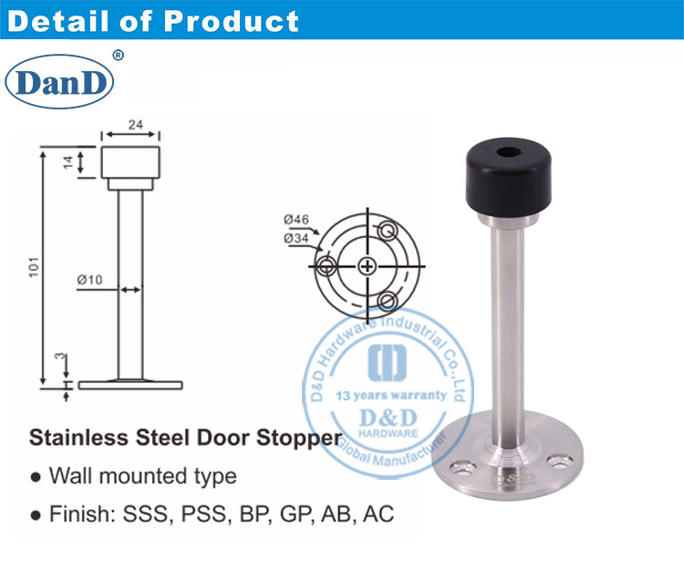 La mejor parada de la puerta para la seguridad