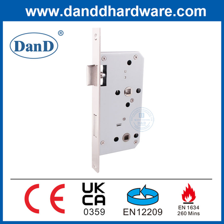 EN12209 Puerta de seguridad europea Batio de acero inoxidable Mortise Lock Body-DDML012-5578