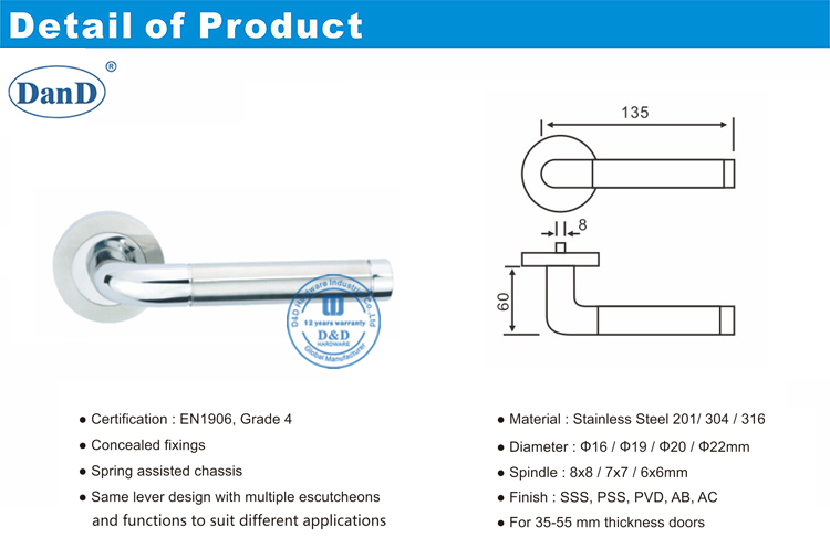 Puertas de entrada Handles-D y D Hardware