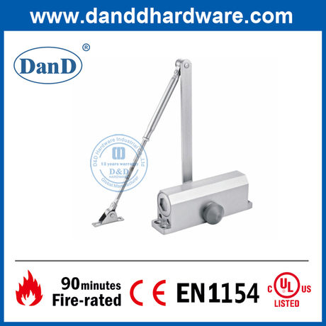 Puerta hidráulica de primavera de aluminio tranquila de 180 grados de cerca DDDC003