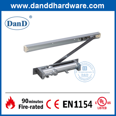 Aluminio Spring Oculta la puerta hidráulica corredera Closer-DDDC009