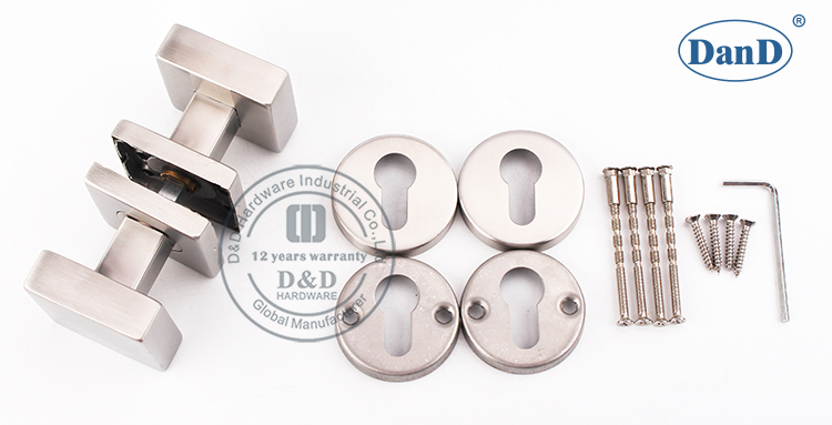 Perilla cuadrada Knob-D y D hardware.