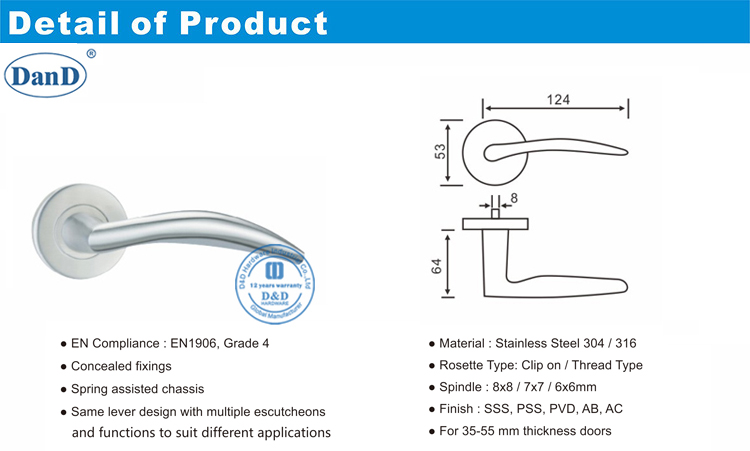 Puerta principal Handle-D y D Hardware