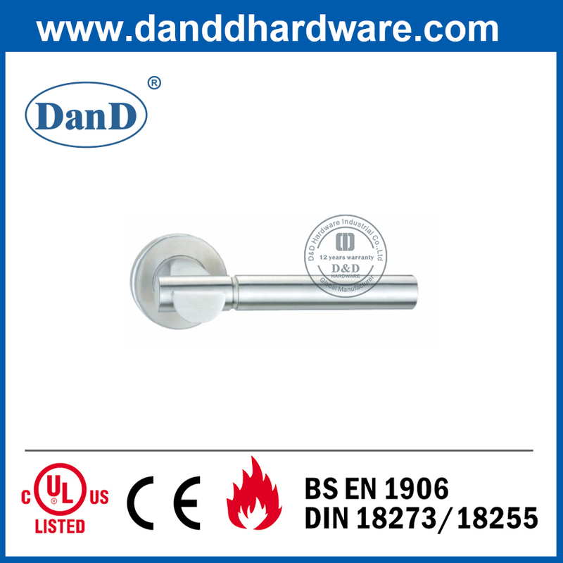 Estilo euro Acero inoxidable 304 Palanca exterior Manija-DDSH018