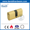Euro Brass Mortice Lock Security Oval Doble cilindro-DDLC008