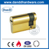 Euro Solid Brass Night Lock Key Half Cilinder-DDLC010