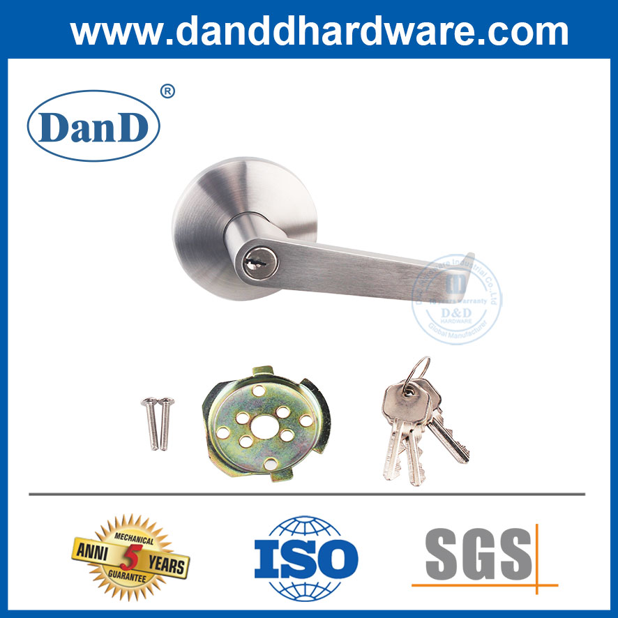 Lock de manija de la puerta de servicio pesado Aleación de zinc / recorte de palanca de acero inoxidable para barra de pánico-DDPD012-B