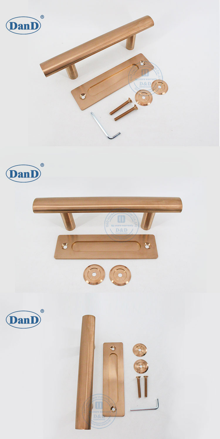 Manijas de la puerta del granero