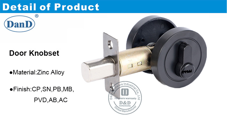 Ferrejo Tubular Deadbolt-DDLK029-D y D