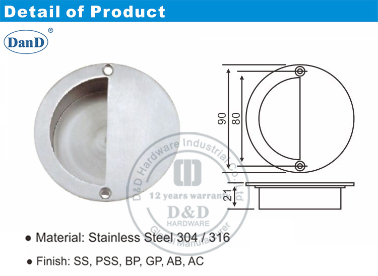 Muebles Hardware de Handle-D y D