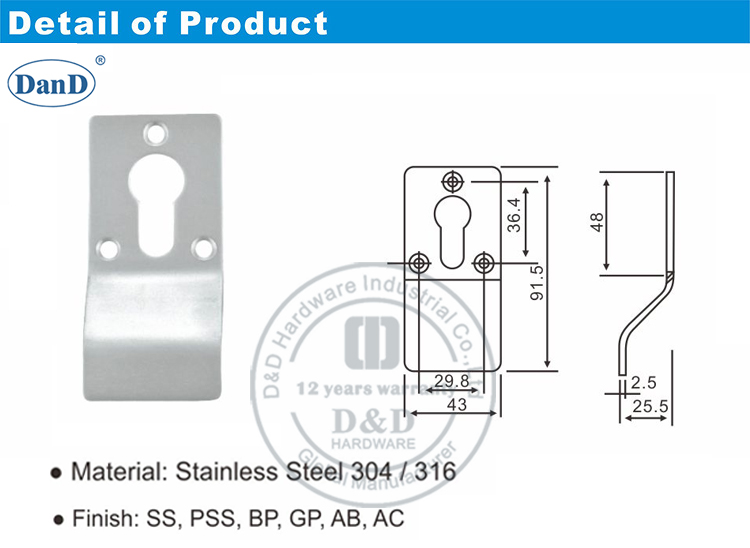 Grado304 PUERTA PILE-D Y HARDWARE D