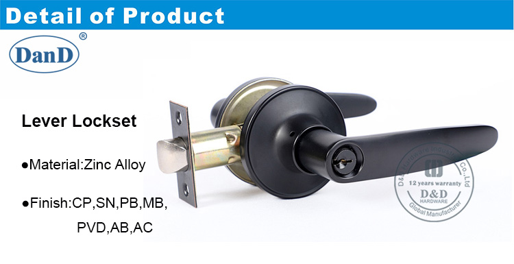 Puerta de alta calidad Lock-DDLK083-D y D Hardware