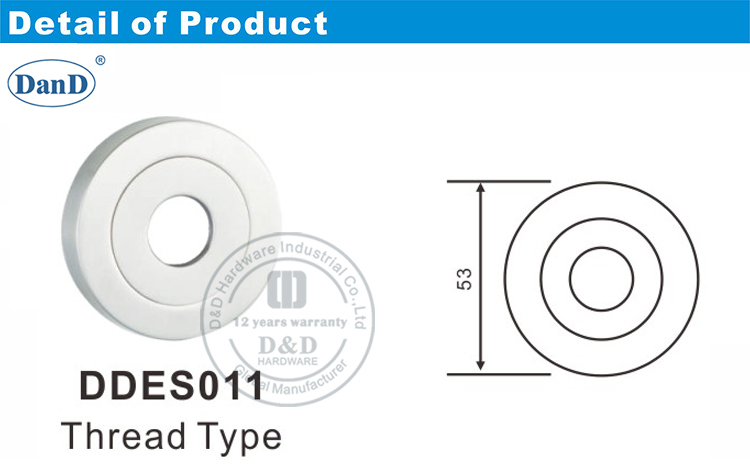 Rosette Escutcheon-D y D Hardware