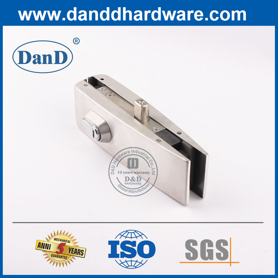 Acero inoxidable El ajuste de la puerta de la puerta de vidrio externo DDPT010