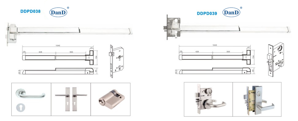 barra de p&aacute;nico de mortaja
