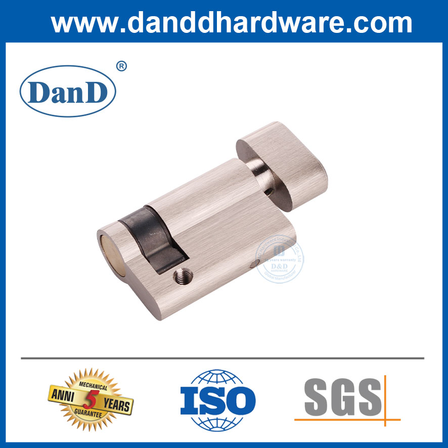 Cilindros de bloqueo de hardware de latón sólido Half cilindro con Thumbturn-DDLC009