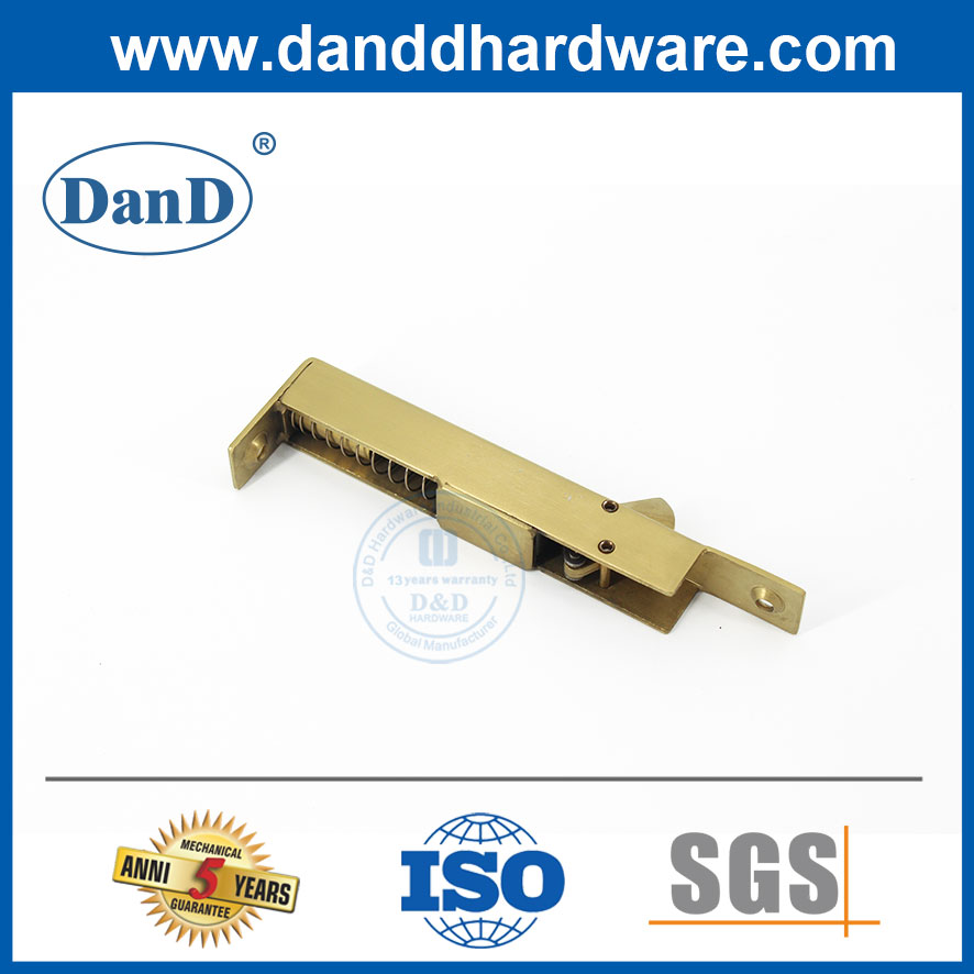 SUS304 Gold Spring Sideways Bold de puertas automáticas para entrada pública DDDB023