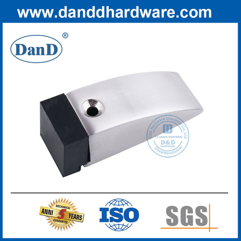 Tope de puerta exterior de acero inoxidable para seguridad para la puerta comercial de puertas hardware-ddds013