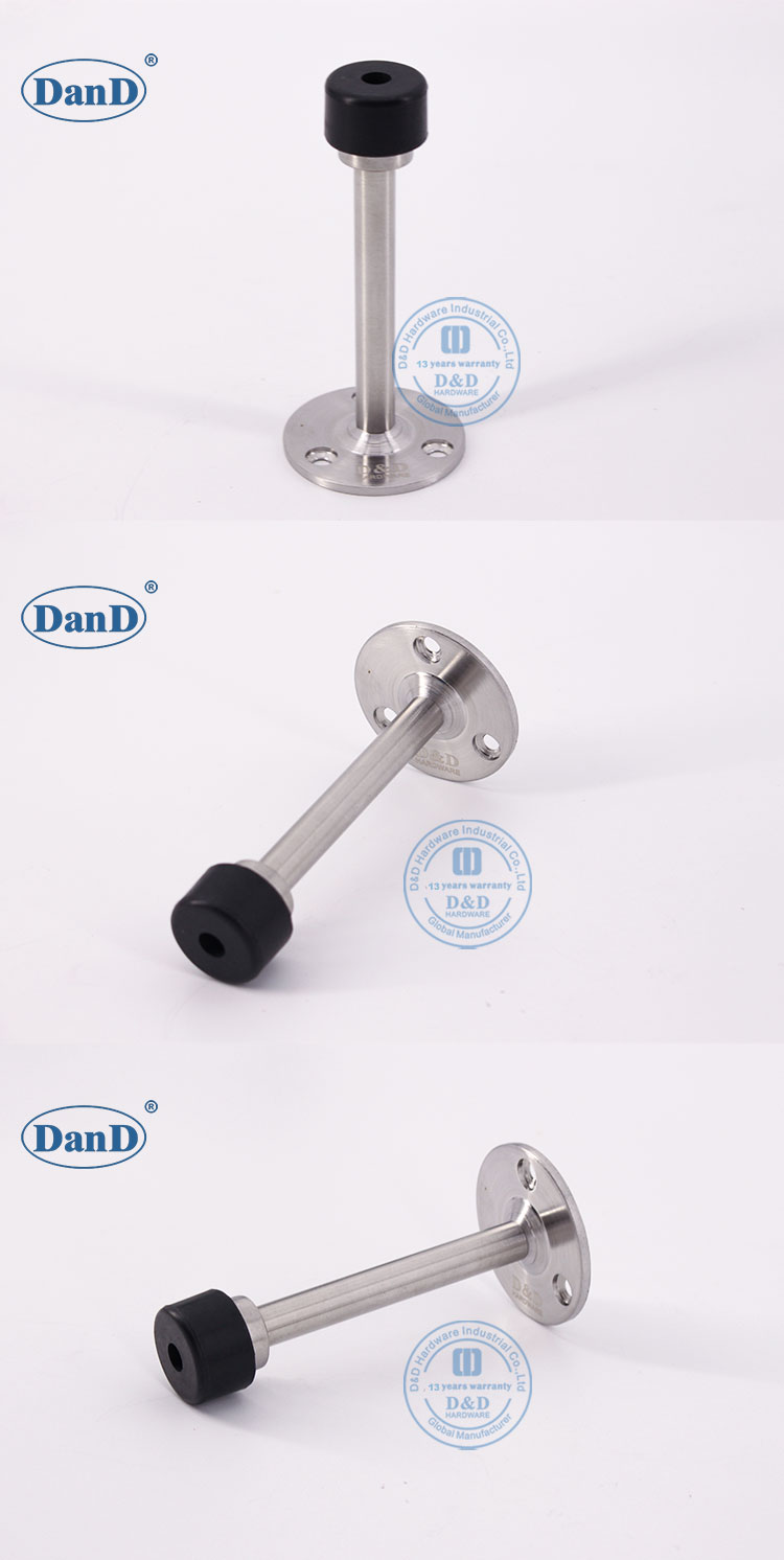 Tope de puerta de acero inoxidable