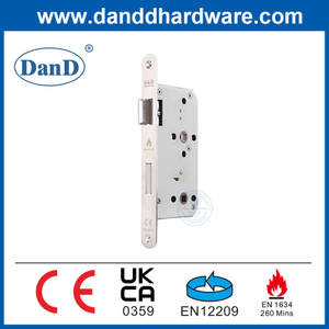 Certificación CE Fireproof Lock Lock de mortaja de acero inoxidable para baño-DDML012R-5578