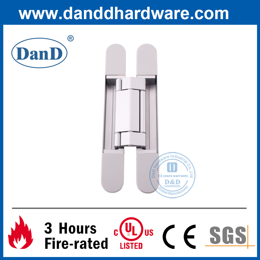 Aleación de zinc de alta resistencia 3D Bisagra de la puerta invisible para puerta externa DDCH008-G120