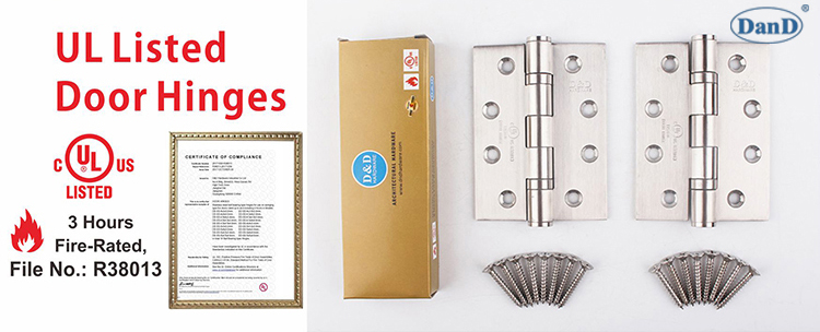 UL List&oacute; a las puertas de 10 &deg; C Hardware y Hardware D