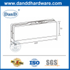 Acero inoxidable 304 APARTAMENTO DE PARCHA TOP para puertas de vidrio de oficina-DDPT003