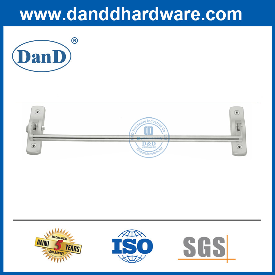 Dispositivo de salida de pánico de barra transversal de acero inoxidable para una puerta única DDPD009 doble puerta