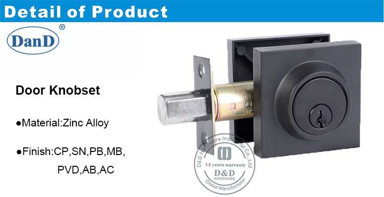 Entrada Tubular Lock-DDLK031-D y D Hardware
