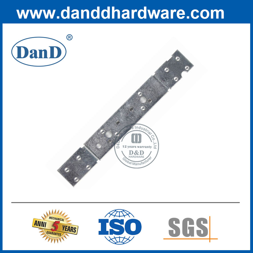 Placa de refuerzo de la bisagra de acero para puertas pesadas-DDHR001