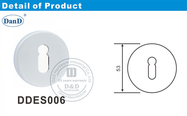 Rosette Escutcheon-D y D Hardware