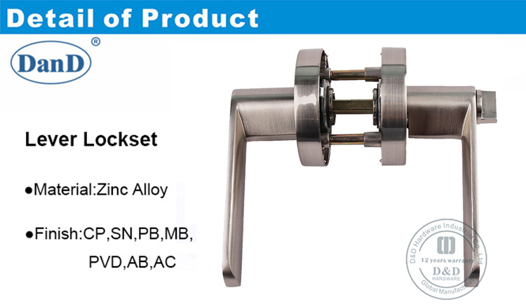Palanca de la puerta Lock-DDLK095-D y D Hardware