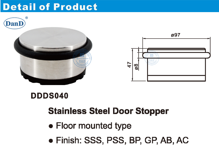 tope de la puerta exterior